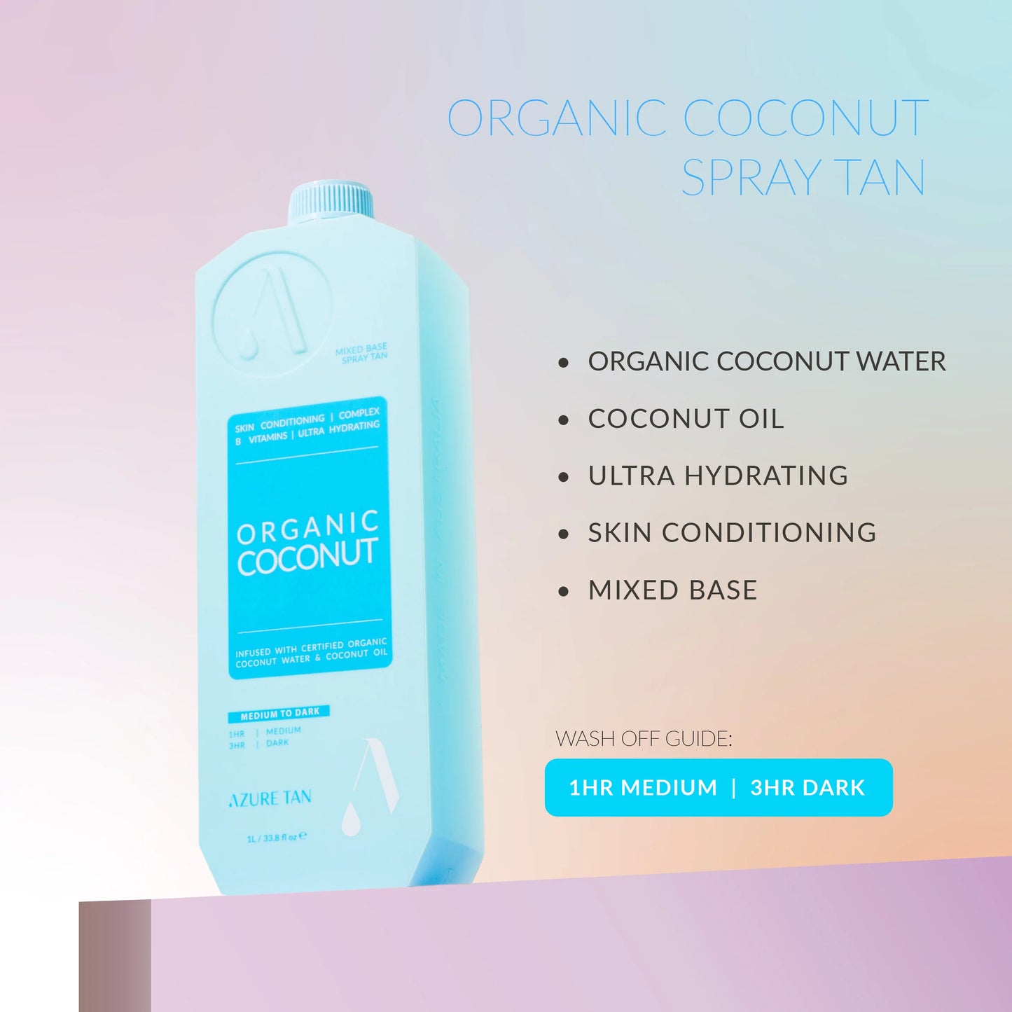 PRO MIST - ORGANIC COCONUT - MEDIUM TO DARK